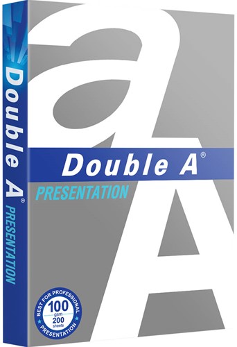 Kopieerpapier DOUBLE A A3 100 gram "PRESENTATION", pak à 200 vel