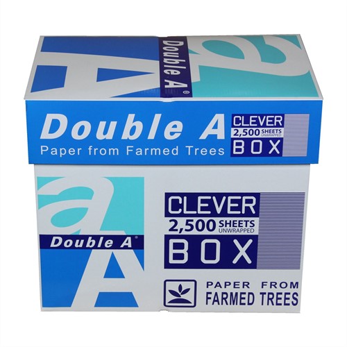Kopieerpapier DOUBLE A A4 80 gram "CLEVERBOX" (Doos/2500vel)-3