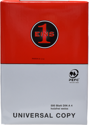Kopieerpapier Universal Copy Red wit A4 PEFC,(Pallet/200pak)-2