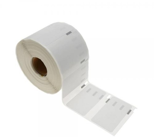 Dymo 11354 /S0722540 compatible labels MET CHIP 57mm x 32mm wit 1000 etiketten per rol permanent