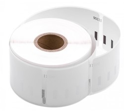 Dymo 11356 /S0722560 compatible labels MET CHIP 89mm x 41mm wit 300 etiketten per rol permanent (10-PACK)