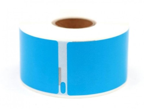 Dymo 99012 /S0722400 compatible labels 89mm x 36mm blauw 260 etiketten per rol permanent