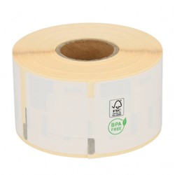 Dymo 99012 /S0722400 compatible labels 89mm x 36mm wit 260 etiketten per rol permanent  10-pack