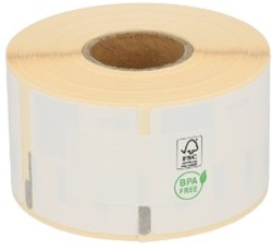 Dymo 99013 /S0722410 compatible labels MET CHIP 89mm x 36mm transparant 260 etiketten per rol permanent