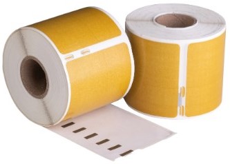 Dymo 99014 /S0722430 compatible labels 101mm x 54mm goud 220 etiketten per rol permanent