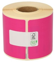 Dymo 99014 /S0722430 compatible labels 101mm x 54mm rose 220 etiketten per rol permanent