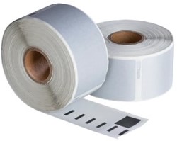 Dymo 99014 /S0722430 compatible labels 101mm x 54mm zilver 220 etiketten per rol permanent
