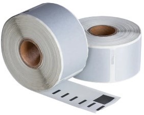 Dymo 99014 /S0722430 compatible labels 101mm x 54mm zilver 220 etiketten per rol permanent