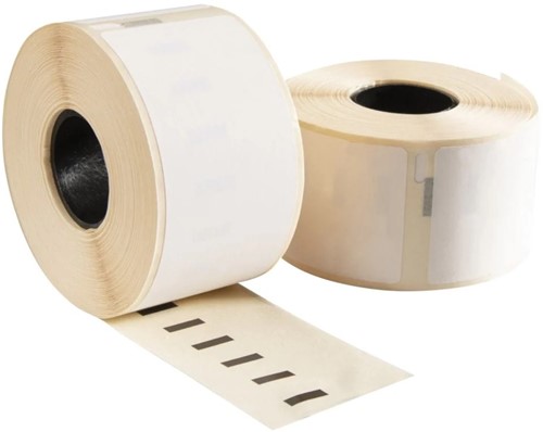 Dymo 99018 /S0722470 compatible labels 38mm x 190mm wit 110 etiketten per rol permanent