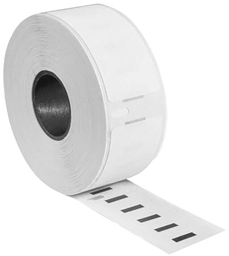 Dymo 99010 /S0722370 compatible labels 89mm x 28mm wit 130 etiketten per rol permanent