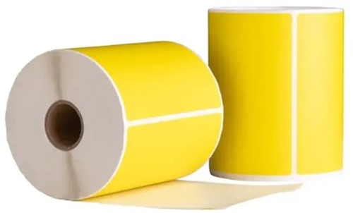 Dymo 4XL SO904980 compatible labels 104mm x 159mm geel 220 etiketten per rol permanent