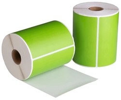 Dymo 4XL SO904980 compatible labels 104mm x 159mm groen 220 etiketten per rol permanent