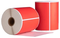 Dymo 4XL SO904980 compatible labels 104mm x 159mm rood 220 etiketten per rol permanent