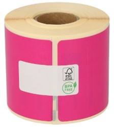 Dymo 4XL SO904980 compatible labels 104mm x 159mm rose 220 etiketten per rol permanent
