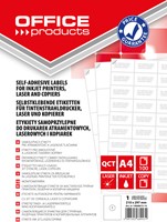 Office Products etiket 210x297mm, wit, 1 per A4 vel 