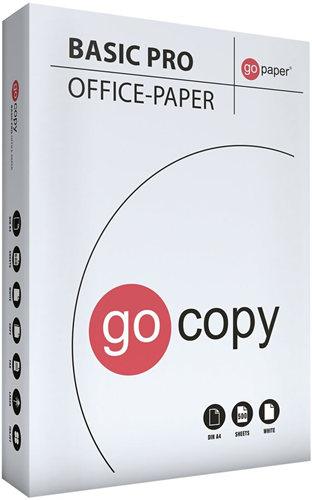 KOPIEERPAPIER GO COPY BASIC PRO A4 (PAK à 500VEL)