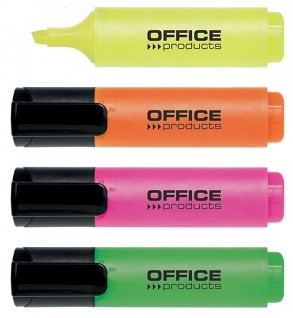 Markeerstift assorti, 2-5mm, 4 kleuren