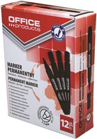 Permanent marker zwart, ronde punt, 1-3mm -2