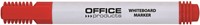 Whiteboardmarker rood, ronde punt, 1-3mm