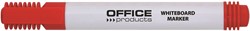Whiteboardmarker rood, ronde punt, 1-3mm
