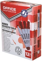 Whiteboardmarker rood, ronde punt, 1-3mm-2