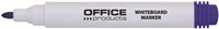 Whiteboardmarker blauw, ronde punt, 1-3mm