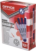 Whiteboardmarker blauw, ronde punt, 1-3mm-2