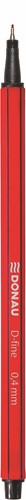 Fineliner rood 0.4mm