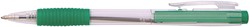 Balpen met drukknop, groen, 0,5mm medium