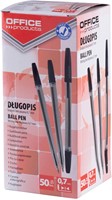 Balpen met dop, zwart, medium-2