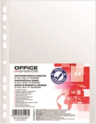Showtas A4 50 micron 11-gaats transparant generfd, 100 stuks