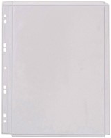 Showtas A4 180 micron 11-gaats transparant glashelder met expansievouw 