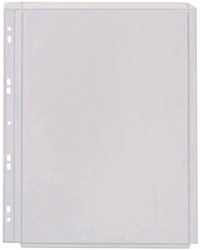 Showtas A4 180 micron 11-gaats transparant glashelder met expansievouw 