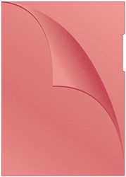 Insteekmap L-model A4 PP 0.12mm rood generfd 