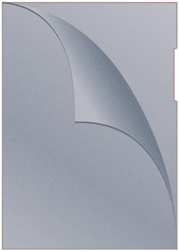 Insteekmap L-model A4 PP 0.12mm blauw generfd