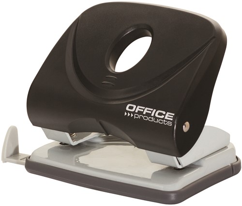 Perforator 2-gaats, 30 vel, zwart, plastic