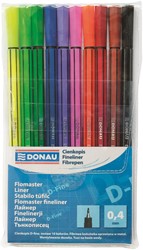 Fineliner assorti 0.4mm - 10 kleuren