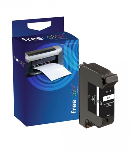 Inktcartridge Reprint HP 15 (C6615DE) zwart