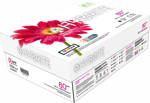 Kopieerpapier Hybrite hoogwit A3 80 gram, PEFC, (Pallet/240pak)-2