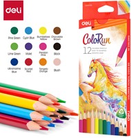 Deli ColoRun kleurpotloden set 12 kleuren