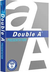 Kopieerpapier DOUBLE A A4 100 gram "PRESENTATION" (Pallet/400pak à 200 vel)