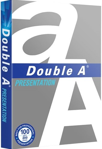 Kopieerpapier DOUBLE A A4 100 gram "PRESENTATION" (Pak/200vel)