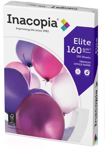 Kopieerpapier Inacopia Elite A4 160 gram, pak à 250 vel