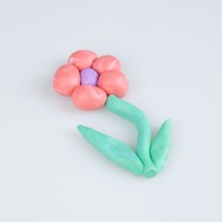 Kores boetseerklei plastilina pastel - 10 trendy pastel kleuren a 20 gram -  KM34016-3