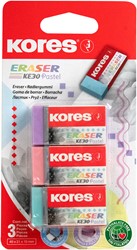 Kores gum set 3 stuks in pastel kleuren KE-3 RG40315