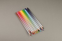 Kores kleurpotloden driehoekig Kolores Magic, 12 kleuren, goed uitgumbaar 93315.PT03