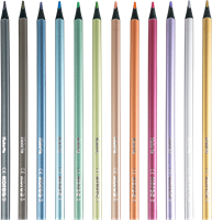 Kores kleurpotloden driehoekig "Kolores Metallic Style" 12-delig BB93316-2