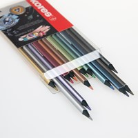 Kores kleurpotloden driehoekig "Kolores Metallic Style" 12-delig BB93316-3