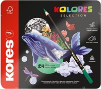 Kores kleurpotloden driehoekig "Kolores Selection" 24-delig BB93325