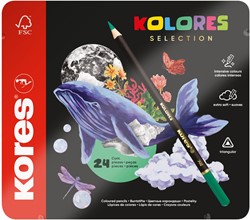 Kores kleurpotloden driehoekig "Kolores Selection" 24-delig BB93325